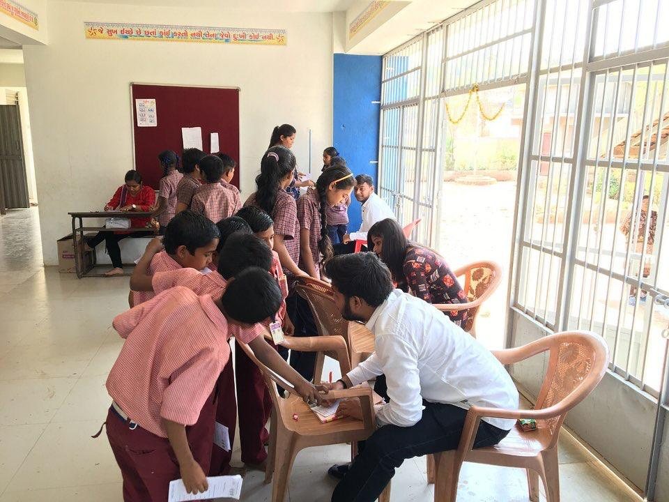 Kansariya Prathmik School education support activity — photograph 2