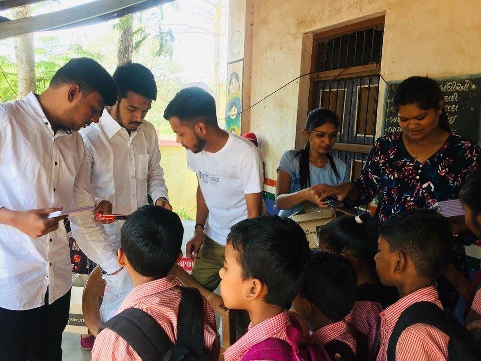 Kansariya Prathmik School education support activity — photograph 5
