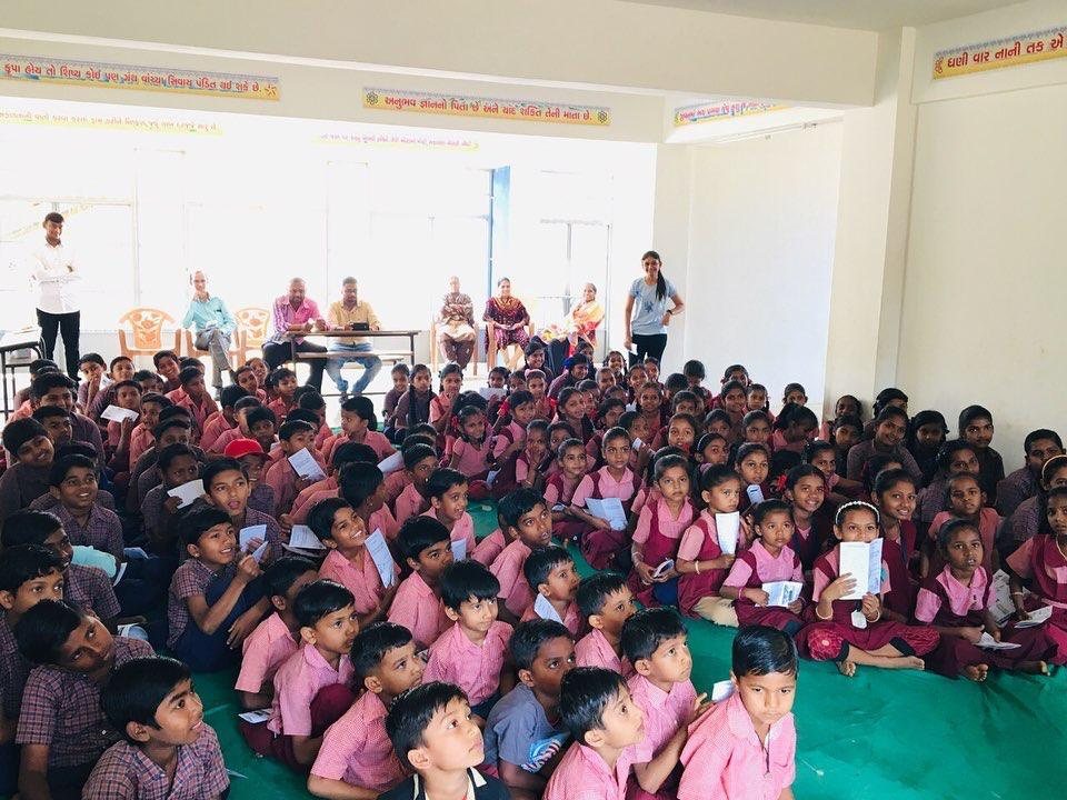 Kansariya Prathmik School education support activity — photograph 8