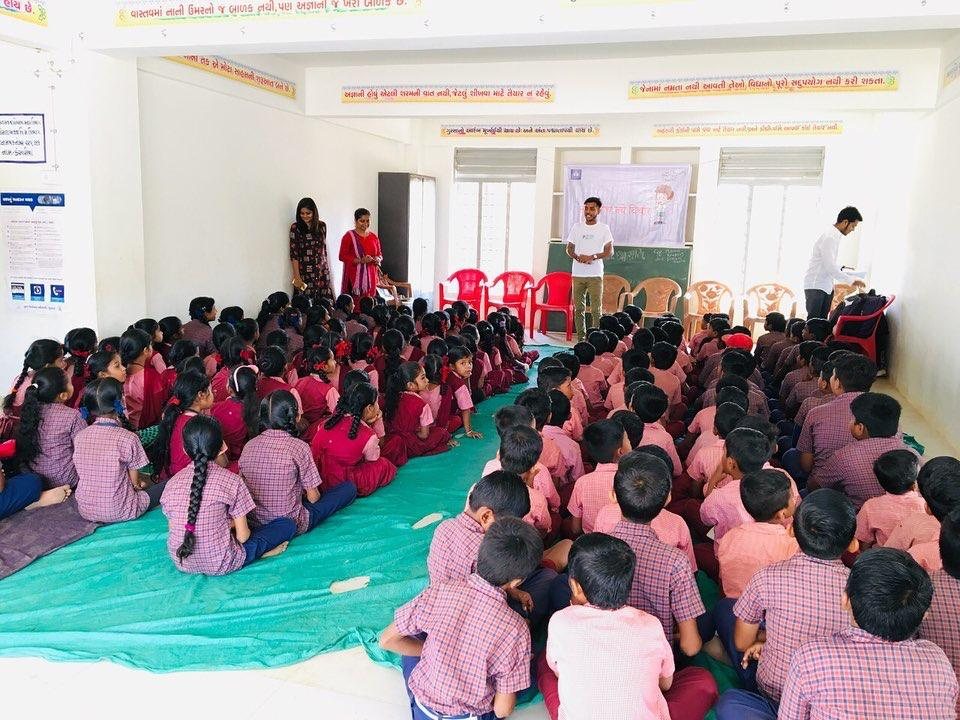 Kansariya Prathmik School education support activity — photograph 9