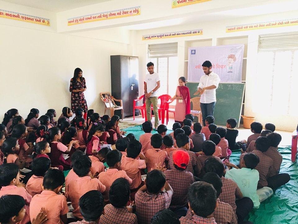 Kansariya Prathmik School education support activity — photograph 10